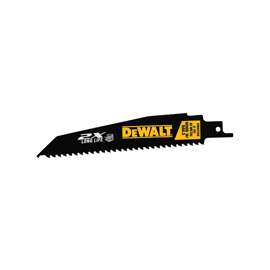 DeWALT DWA4166 Reciprocating Saw Blade, 1 in W, 6 in L, 6 TPI