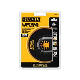 DeWALT DWA4213 Oscillating Blade, 4 in, Titanium