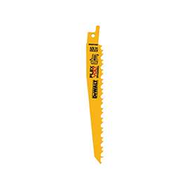 DeWALT DWAFV466 Reciprocating Saw Blade, 4/6 TPI, Steel, Tough Coat