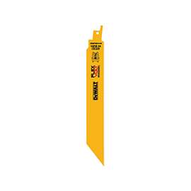 DeWALT DWAFV481418 Reciprocating Saw Blade, 14/18 TPI, Steel, Tough Coat