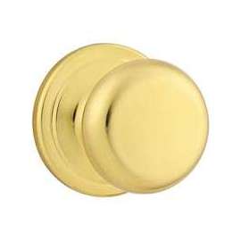 Kwikset 788J 3CP Dummy Door Knob, Polished Brass