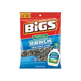 BIGS Hidden Valley Series TFL55005 Sunflower Seed, Zesty Ranch Flavor, 5.35 oz