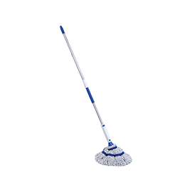 Quickie 72036M-4 Twist Mop, 54 in L, Microfiber Cloth Mop Head, Steel Handle