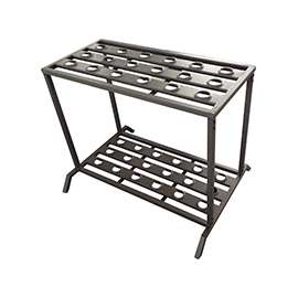 Seasonal Trends MDS-UMBST Umbrella Rack, 30 in H, Steel, Black