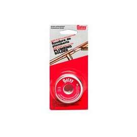 Oatey Safe-Flo 48312 Wire Solder, 113 g Carded, Solid, Silver Gray, 215 to 237 deg C Melting Point