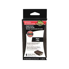 Gator 4638-012 Sanding Sponge, 5 in L, 2-1/2 in W, Fine, Aluminum Oxide Abrasive