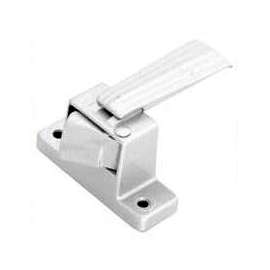 ProSource 31604-UW-PS Inside Door Latch, Zinc, White, 5/8 to 1-1/2 in Thick Door, 5/8 in Backset