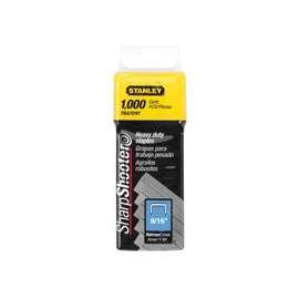 STANLEY TRA709T Staple, 27/64 in W Crown, 9/16 in L Leg, Steel, Galvanized, 24 ga Gauge