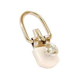 OOK 50377 Picture Hanger, 20 lb, Steel, Nickel, Silver