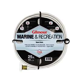 Gilmour 884251-1001 Safe Hose, 1/2 in ID, 25 ft L, White