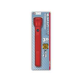 MagLite SS3D036 Flashlight, Krypton Lamp, Alkaline Battery, Red