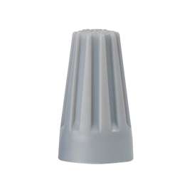 GB WireGard GB-1 Series 16-001 Wire Connector, 600 V, 22 to 16 AWG, Gray