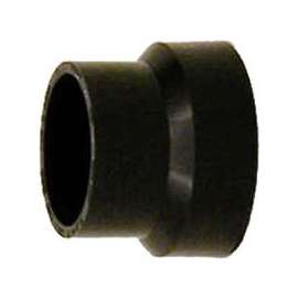 CANPLAS 103023BC Reducing Pipe Coupling, 3 x 1-1/2 in, Hub, ABS, Black, 40 Schedule