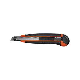 Techni Edge TE02-031 Snap Blade Knife, 9 mm W Blade, 5-Blade, Comfort-Grip Handle