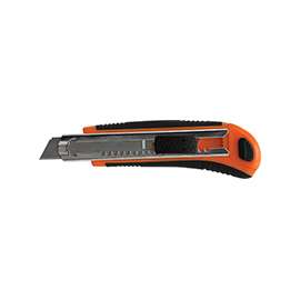 Techni Edge TE02-091 Snap Blade Knife, 18 mm W Blade, 6-Blade, Comfort-Grip Handle
