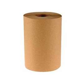 Non-Perforated Hardwound Roll Towels, Kraft