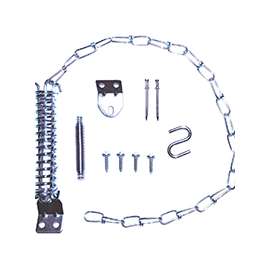 ProSource 15001-U-PS Door Stop Chain Kit, 15-1/2 in L, Steel, Zinc, Steel String and Chain Link