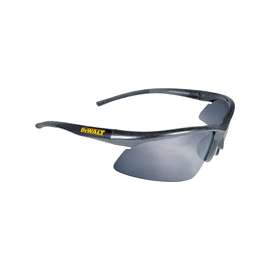 DeWALT DPG51-6C Safety Glasses, Scratch-Resistant Lens, Polycarbonate Lens, Full Frame, Nylon Frame, Black Frame