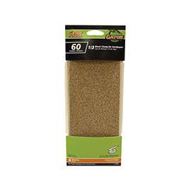 Gator 5043 Sanding Sheet, 3-2/3 in W, 9 in L, 60 Grit, Coarse, Aluminum Oxide Abrasive, Paper Backing