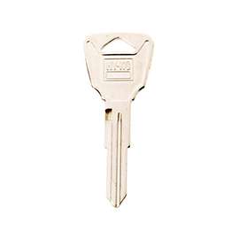 HY-KO 11010HD96 Automotive Key Blank, Brass, Nickel, For: Honda Vehicle Locks