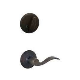 Schlage F59ACC716RH Trim Interior Accent, Metal, Aged Bronze, 1.38 to 1.75 in Thick Door, Right Hand