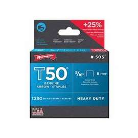 T50 Type Staples, 5/16 in L x 3/8 in W