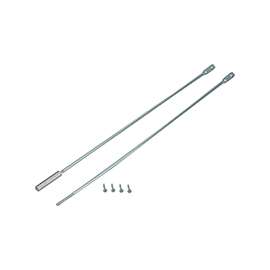 ProSource LR-106-PS Door Brace, 3/8 in W, Steel, Zinc