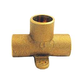 EPC 10156950 Pipe Tee, 1/2 in, Sweat, Copper