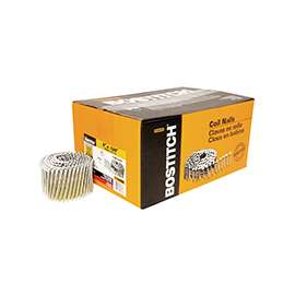 Bostitch C10P120DG Framing Nail, 3 in L, 11 Gauge, Steel, Thickcoat, Round Head, Smooth Shank