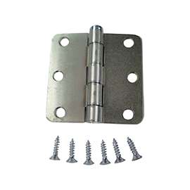 ProSource LR-110-PS Door Hinge, Steel, Zinc, Loose Pin, 180 deg Range of Motion, Screw Mounting