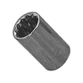 Vulcan MT6529911 Drive Socket, 17 mm Socket, 1/2 in Drive, 12-Point, Chrome Vanadium Steel, Chrome