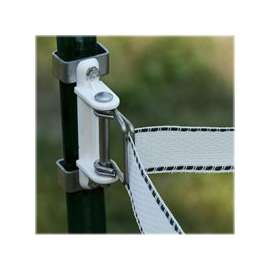 Zareba Fi-Shock PATPC-FS T-Post Polytape Corner Insulator, Polyethylene, White
