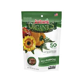 Jobes 06528 Organic Fertilizer Pack, Spike, 4-4-4 N-P-K Ratio