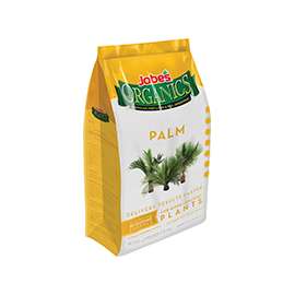 Jobes 09126 Palm Plant Organic Food Fertilizer with Biozome, 4 lb Bag, Granular, 4-2-4 N-P-K Ratio