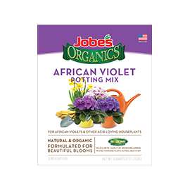 Jobes 08798 African Violet Potting Mix, 8 qt Bag