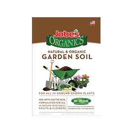 Jobes 08850 Garden Soil, Brown, 8 qt Bag
