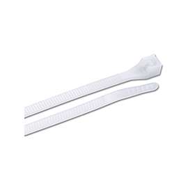 GB 46-206 Cable Tie, Double-Lock Locking, Nylon, Natural