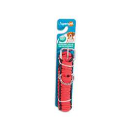 Aspenpet 02156 Adjustable Dog Collar, Paracord, Red