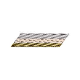 SENCO HC27APBX Collated Nail, 3 in L, Steel, Bright Basic, Clipped Head, Smooth Shank