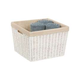 Honey-Can-Do STO-03561 Storage Basket, Paper, White