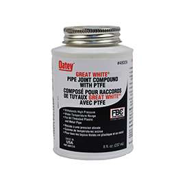 Oatey Great White 48009 Pipe Joint Compound, 237 mL, Paste, White