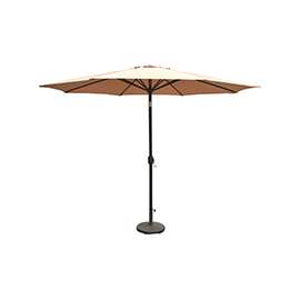 Seasonal Trends Essential Patio Umbrella, 5.91 In L X 5.91 In W X 67.32 In H, Taupe