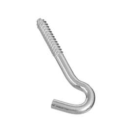 National Hardware 2154BC Series N220-830 Screw Hook, 3/8 in Opening, 4-1/2 in L, Steel, Zinc