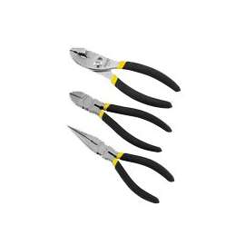 STANLEY 84-114 Plier Set, Steel, Nickel Chrome