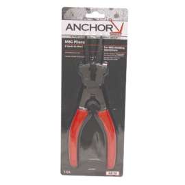 MIG Welding Pliers, Double-Edged Jaw, 21 cm Long