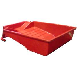 9" RED Deep Plas Tray