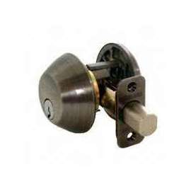 Schlage B60613 Deadbolt, Oil-Rubbed Bronze, 2-3/8 x 2-3/4 in Backset, C Keyway