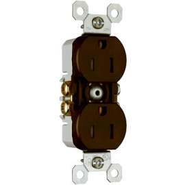 15A BRN Tamp Receptacle