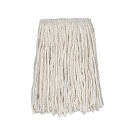 CONTINENTAL COMMERCIAL CHOICE A937114 Mop Head, 1-1/4 in Headband, Cotton, Natural