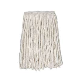 CONTINENTAL COMMERCIAL CHOICE A957124 Mop Head, 1-1/4 in Headband, Cotton, Natural